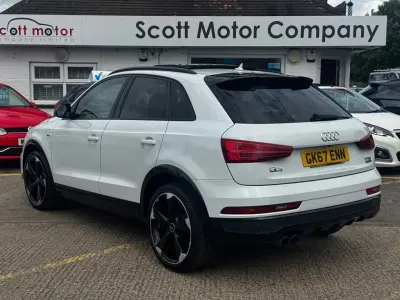 Used Audi Q3 Black Edition 180 HP (132 kW) 2017 White SUV