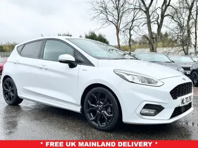 Used Ford Fiesta ST-Line 125 HP (91 kW) 2020 White Hatchback