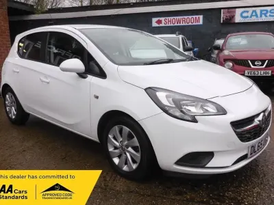 Second-hand Vauxhall Corsa Design Edition 90 CP (66 kW) 2015 Alb Hatchback
