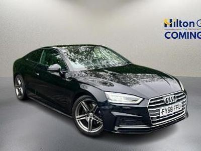 Black Used 2018 Audi A5 S-Line Coupe | £13,850 (Fair price)