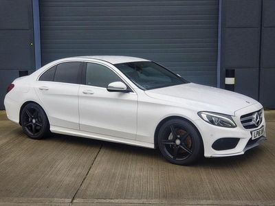 Used Mercedes C220 AMG line 2016 White Sedan