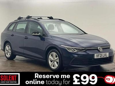 Used VW Golf VIII Life 128 HP (94 kW) 2021 Blue Estate