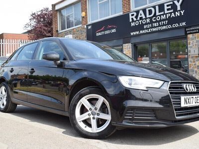 used Audi A3 Sportback A3 2017 (17) 1.0 TFSI SE Euro 6 (s/s) 5dr Petrol Black