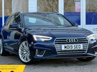 Used Audi A4 S-Line 190 HP (139 kW) 2019 Blue Estate