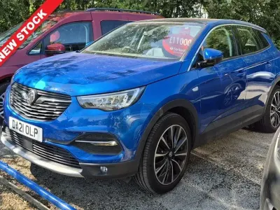 Used Vauxhall Grandland X Elite 130 HP (95 kW) 2021 Blue SUV