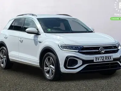 Used VW T-Roc R-line 150 HP (110 kW) 2022 White SUV
