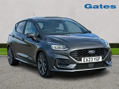 Second-hand Ford Fiesta ST-Line 125 CP (91 kW) 2023 Gri Hatchback