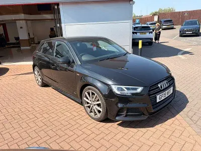 Used Audi A3 Sportback Black Edition 150 HP (110 kW) 2019 Black Hatchback