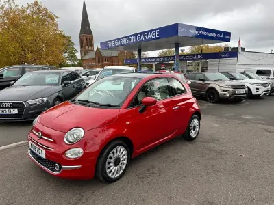 Used Fiat 500 Lounge 69 HP (50 kW) 2018 Red Hatchback