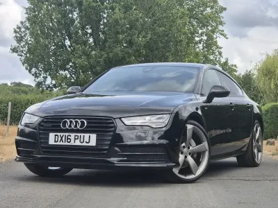 Used Audi A7 Black Edition 272 HP (200 kW) 2016 Black Hatchback
