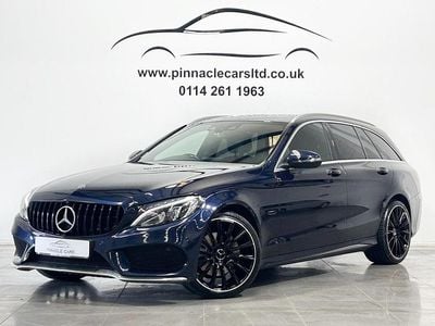 Used Mercedes C220 AMG line 2018 Blue Estate