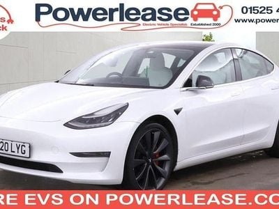 Used Tesla Model 3 Performance 82 kW (112 HP) 2020 White Sedan