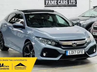 Used Honda Civic Prestige 182 HP (133 kW) 2017 Grey Hatchback