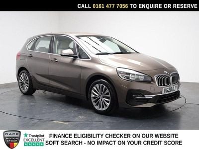 Begagnad BMW 218 Luxury Line 140 HK (102 kW) 2020 Beige Minibuss
