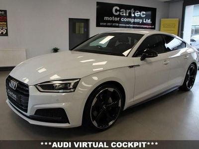 Used Audi A5 Sportback Black Edition 190 HP (139 kW) 2019 White Hatchback