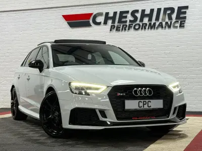 Used Audi RS3 Sport 395 HP (290 kW) 2019 White Sedan