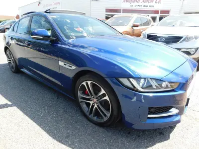 Used Jaguar XE R-Sport 178 HP (130 kW) 2015 Blue Sedan
