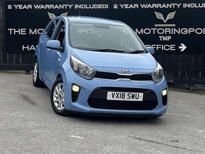 Used Kia Picanto 83 HP (61 kW) 2018 Blue Hatchback