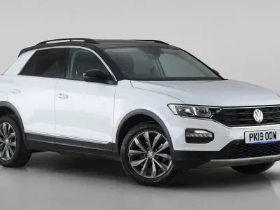 Used VW T-Roc Design 116 HP (85 kW) 2019 White SUV