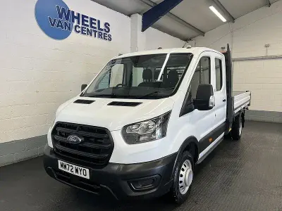 Used Ford Transit 130 HP (95 kW) 2022 White Cabriolet