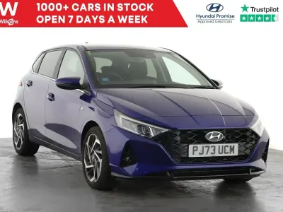 Used Hyundai i20 Premium 2023 Blue Hatchback
