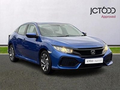 Blue Used 2018 Honda Civic SE Hatchback | £10,495 (Good price)