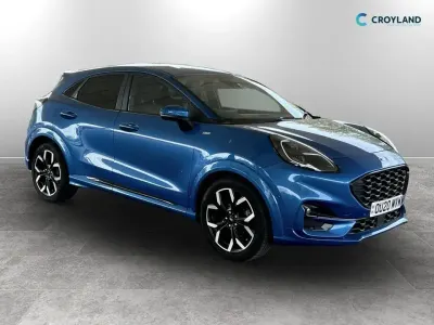 Begagnad Ford Puma ST-Line X 125 HK (91 kW) 2020 Blå SUV