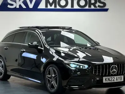 Used Mercedes CLA250 AMG Line Premium Plus 224 HP (164 kW) 2022 Black Coupe