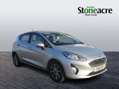 Silver Used 2018 Ford Fiesta Zetec Hatchback | £7,395 (Fair price)
