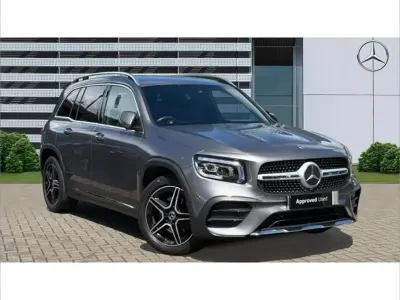 Second-hand Mercedes GLB200 AMG Line Premium 163 CP (119 kW) 2023 Gri SUV