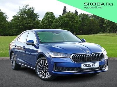 Blue Used 2025 Skoda Superb LAURIN & KLEMENT Hatchback | £36,995 (Expensive)