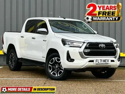 Used Toyota HiLux 150 HP (110 kW) 2021 White Pickup