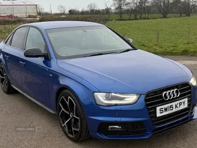 Used Audi A4 Black Edition 150 HP (110 kW) 2015 Blue Sedan