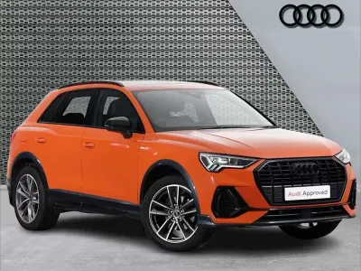 Used Audi Q3 Black Edition 150 HP (110 kW) 2021 Orange SUV