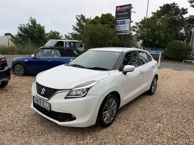 Used Suzuki Baleno SZ5 111 HP (81 kW) 2018 White Hatchback