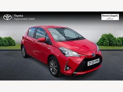 Used Toyota Yaris Hybrid 2020 Red Hatchback
