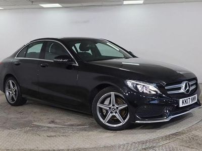 Black Used 2017 Mercedes C220 AMG line Sedan | £12,375 (Fair price)