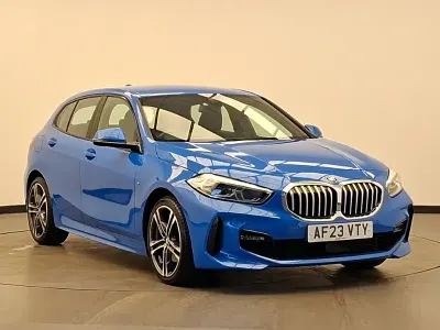Used BMW 118 M Sport 136 HP (100 kW) 2023 Blue Hatchback