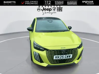 Used Peugeot 208 Premium 143 HP (105 kW) 2025 Yellow Hatchback