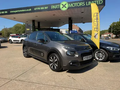 Used Citroën C3 Flair 110 HP (80 kW) 2018 Grey Hatchback