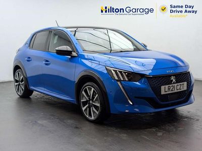 Second-hand Peugeot e-208 Premium 100 kW (136 CP) 2021 Albastru Hatchback