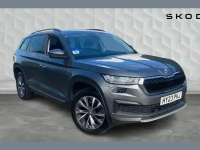 Used Skoda Kodiaq SE Drive 150 HP (110 kW) 2023 Graphite grey metallic SUV