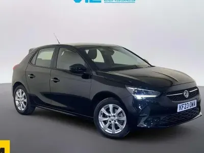Used Vauxhall Corsa Design Edition 101 HP (74 kW) 2023 Black Hatchback