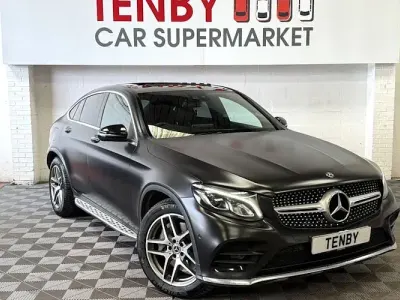 Used Mercedes GLC250 AMG line 204 HP (150 kW) 2017 Black SUV