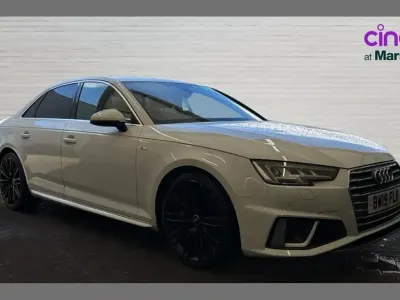 Used Audi A4 S-Line 190 HP (139 kW) 2019 White Sedan