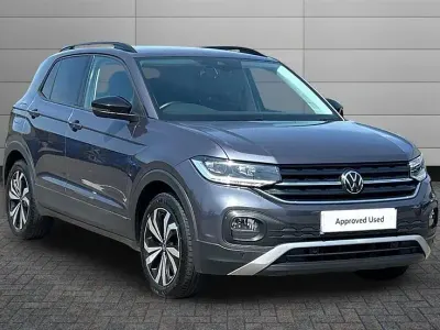 Used VW T-Cross Black Edition 95 HP (69 kW) 2023 Grey SUV