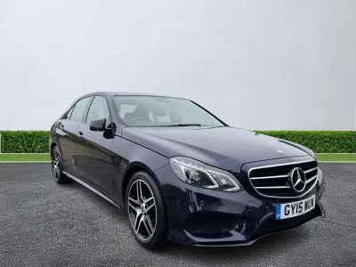 Used Mercedes E250 Premium 2015 Blue Sedan