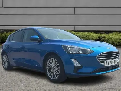 Used Ford Focus Titanium X 123 HP (90 kW) 2020 Blue Hatchback