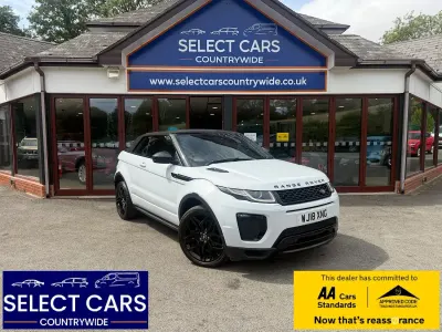 Used Land Rover Range Rover evoque HSE Dynamic 180 HP (132 kW) 2018 White Cabriolet
