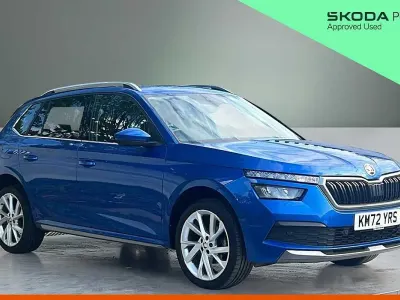 Used Skoda 110 R SE L Executive 81 HP (59 kW) 2023 Race blue metallic Estate